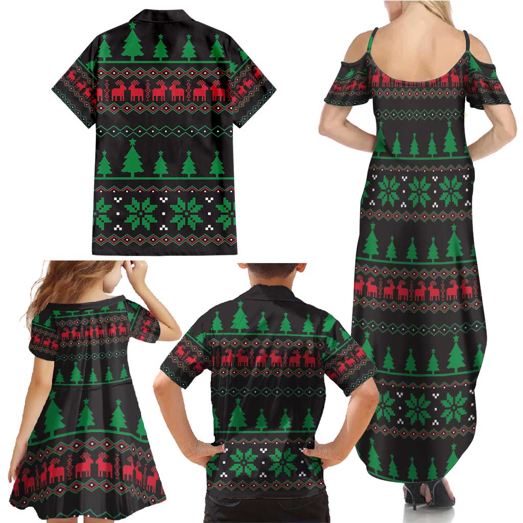 Cute Koala Family Matching Summer Maxi Dress and Hawaiian Shirt Koalified Christmas Addict - Wonder Print Shop