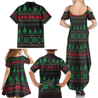 Cute Koala Family Matching Summer Maxi Dress and Hawaiian Shirt Koalified Christmas Addict - Wonder Print Shop