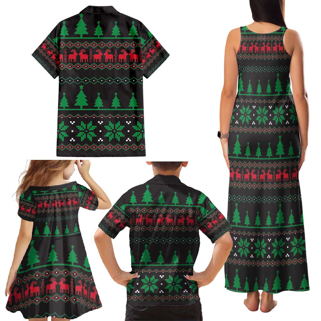 Cute Koala Family Matching Tank Maxi Dress and Hawaiian Shirt Koalified Christmas Addict - Wonder Print Shop