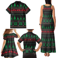 Cute Koala Family Matching Tank Maxi Dress and Hawaiian Shirt Koalified Christmas Addict - Wonder Print Shop