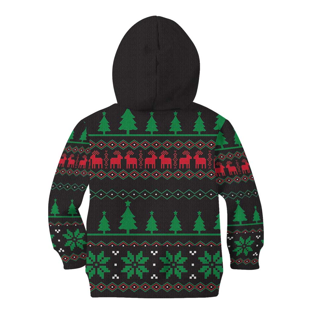 Cute Koala Kid Hoodie Koalified Christmas Addict - Wonder Print Shop