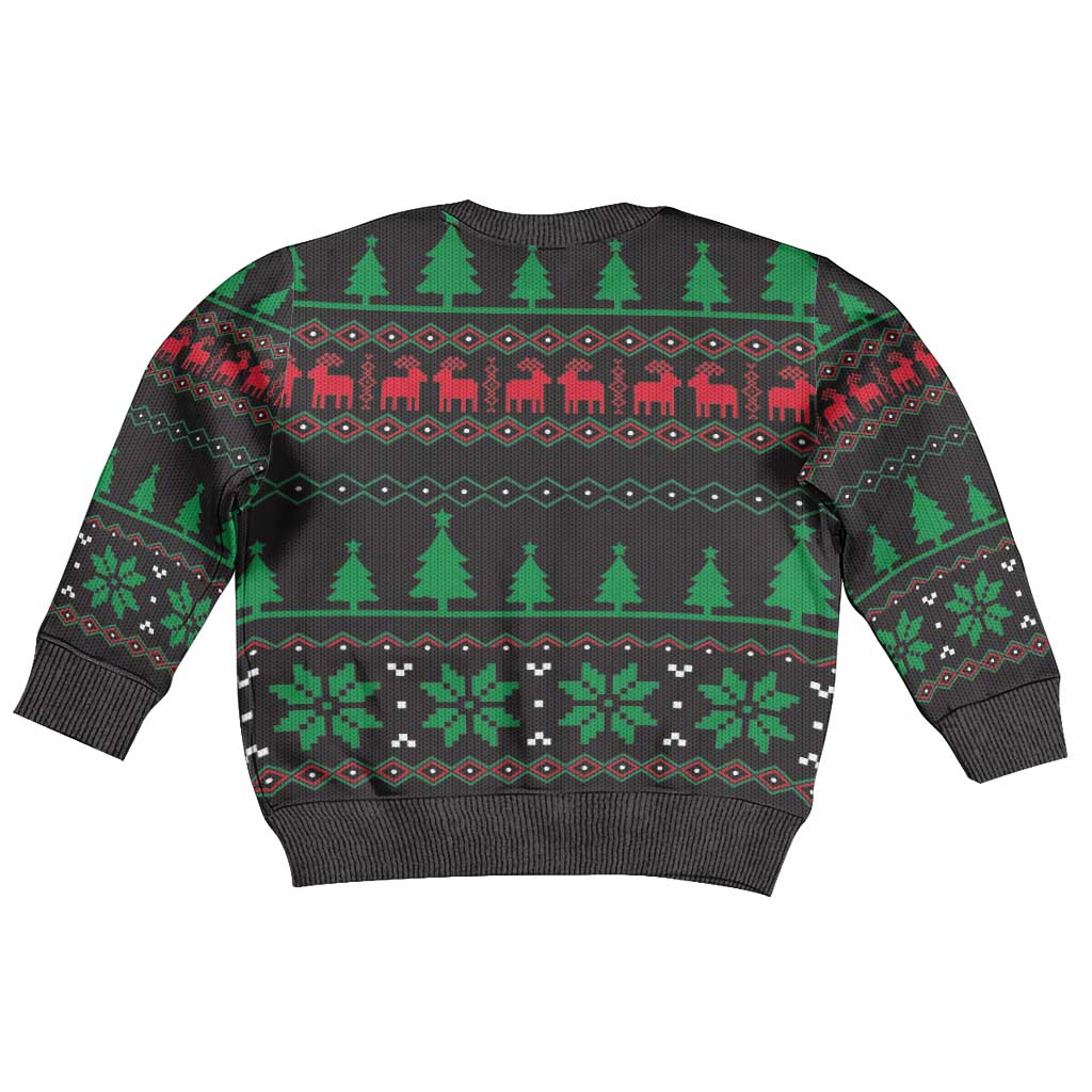 Cute Koala Kid Ugly Christmas Sweater Koalified Christmas Addict - Wonder Print Shop