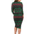 Cute Koala Long Sleeve Bodycon Dress Koalified Christmas Addict - Wonder Print Shop