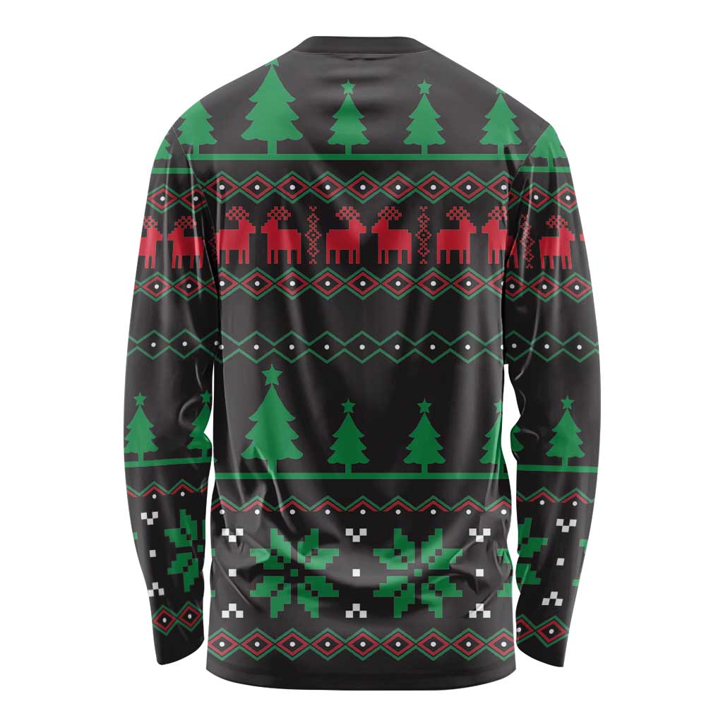 Cute Koala Long Sleeve Shirt Koalified Christmas Addict - Wonder Print Shop