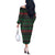 Cute Koala Off The Shoulder Long Sleeve Dress Koalified Christmas Addict - Wonder Print Shop
