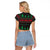 Cute Koala Raglan Cropped T Shirt Koalified Christmas Addict - Wonder Print Shop