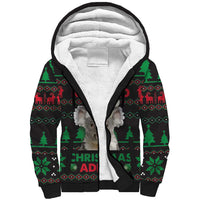 Cute Koala Sherpa Hoodie Koalified Christmas Addict - Wonder Print Shop