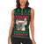 Cute Koala Women Sleeveless Polo Shirt Koalified Christmas Addict - Wonder Print Shop
