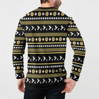 Hummingbird Sunflower Christmas Button Sweatshirt You Are My Sunshine - Wonder Print Shop