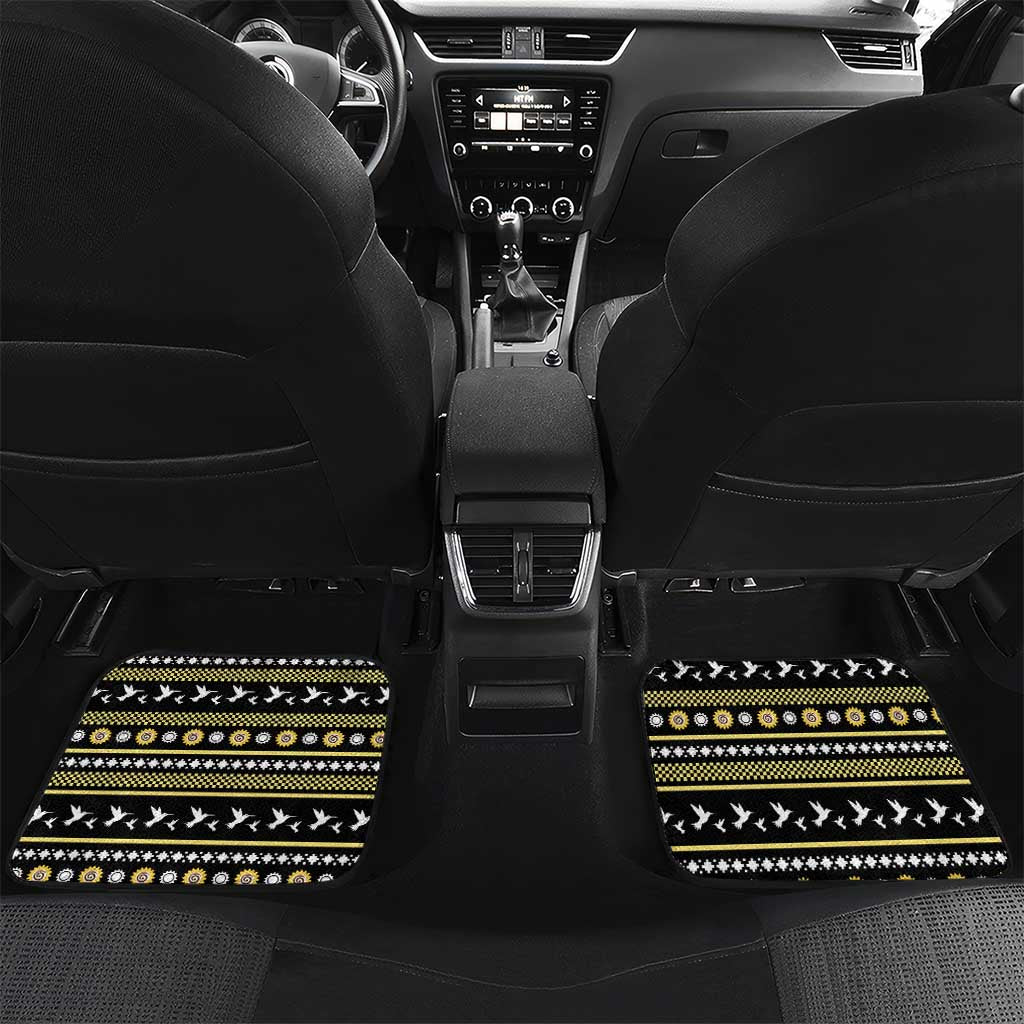 Hummingbird Sunflower Christmas Car Mats You Are My Sunshine - Wonder Print Shop