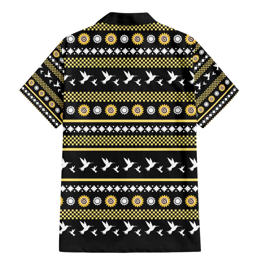 Hummingbird Sunflower Christmas Family Matching Mermaid Dress and Hawaiian Shirt You Are My Sunshine - Wonder Print Shop