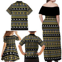 Hummingbird Sunflower Christmas Family Matching Off Shoulder Maxi Dress and Hawaiian Shirt You Are My Sunshine - Wonder Print Shop