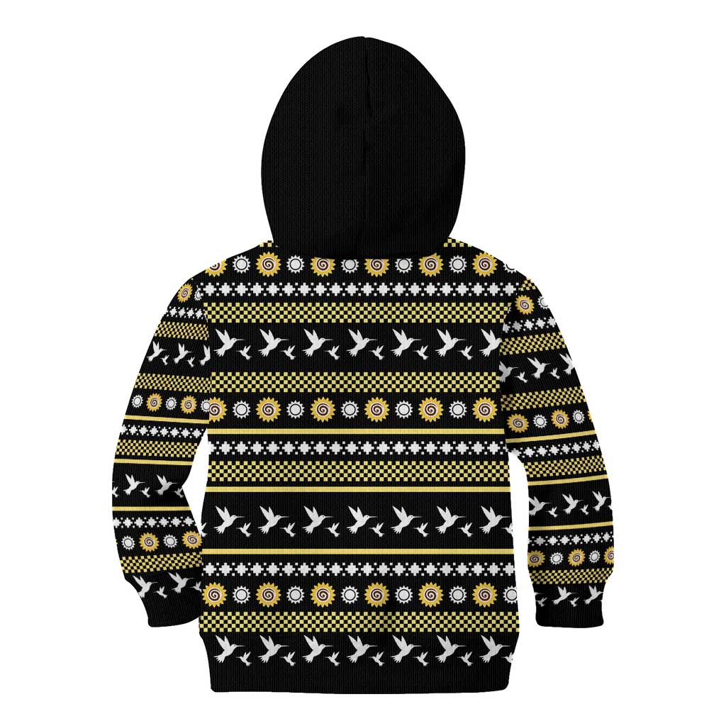 Hummingbird Sunflower Christmas Kid Hoodie You Are My Sunshine - Wonder Print Shop