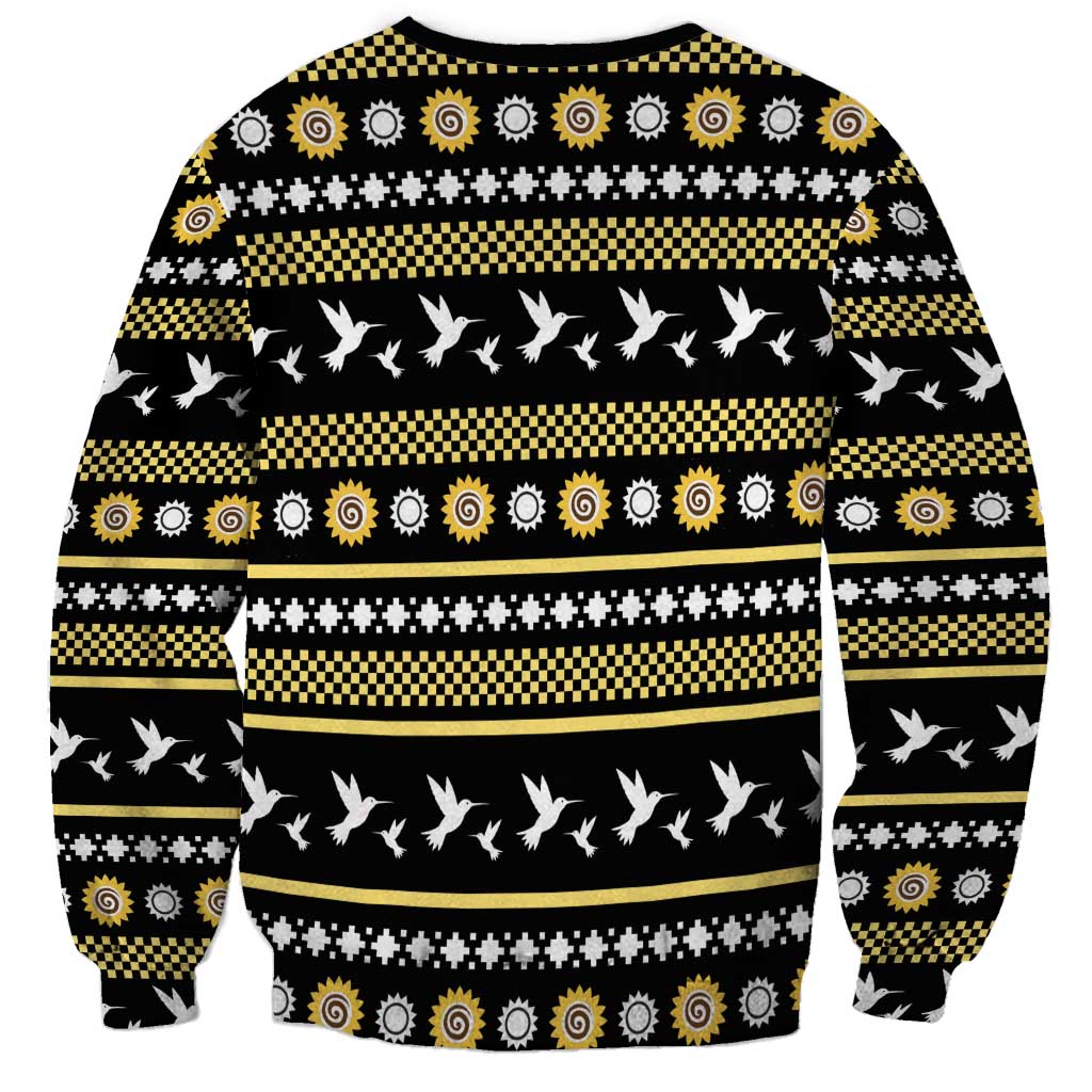 Hummingbird Sunflower Christmas Sweatshirt You Are My Sunshine - Wonder Print Shop