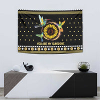 Hummingbird Sunflower Christmas Tapestry You Are My Sunshine - Wonder Print Shop