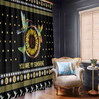 Hummingbird Sunflower Christmas Window Curtain You Are My Sunshine - Wonder Print Shop