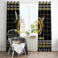 Hummingbird Sunflower Christmas Window Curtain You Are My Sunshine - Wonder Print Shop