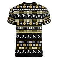 Hummingbird Sunflower Christmas Women V-Neck T-Shirt You Are My Sunshine - Wonder Print Shop