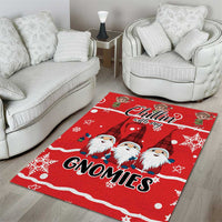 Chillin With My Gnomies Area Rug Merry Christmas - Wonder Print Shop