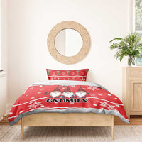 Chillin With My Gnomies Bedding Set Merry Christmas - Wonder Print Shop