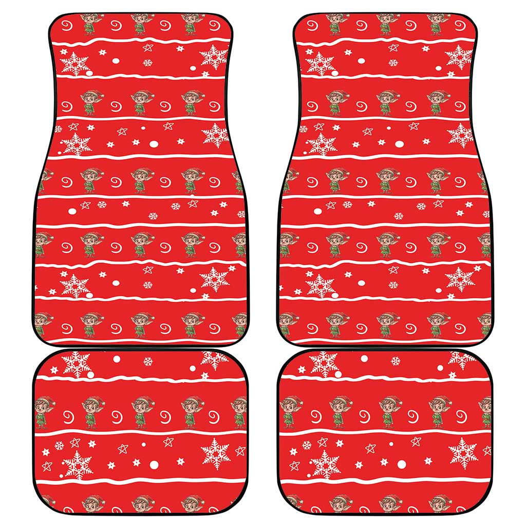 Chillin With My Gnomies Car Mats Merry Christmas - Wonder Print Shop