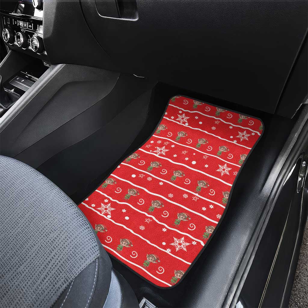 Chillin With My Gnomies Car Mats Merry Christmas - Wonder Print Shop