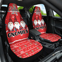 Chillin With My Gnomies Car Seat Cover Merry Christmas - Wonder Print Shop