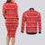 Chillin With My Gnomies Couples Matching Long Sleeve Bodycon Dress and Long Sleeve Button Shirt Merry Christmas - Wonder Print Shop