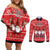 Chillin With My Gnomies Couples Matching Off Shoulder Short Dress and Long Sleeve Button Shirt Merry Christmas - Wonder Print Shop