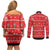 Chillin With My Gnomies Couples Matching Off Shoulder Short Dress and Long Sleeve Button Shirt Merry Christmas - Wonder Print Shop