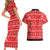 Chillin With My Gnomies Couples Matching Short Sleeve Bodycon Dress and Hawaiian Shirt Merry Christmas - Wonder Print Shop