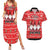 Chillin With My Gnomies Couples Matching Summer Maxi Dress and Hawaiian Shirt Merry Christmas - Wonder Print Shop