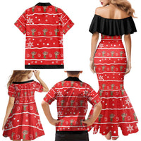 Chillin With My Gnomies Family Matching Mermaid Dress and Hawaiian Shirt Merry Christmas - Wonder Print Shop