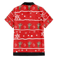 Chillin With My Gnomies Family Matching Off The Shoulder Long Sleeve Dress and Hawaiian Shirt Merry Christmas - Wonder Print Shop