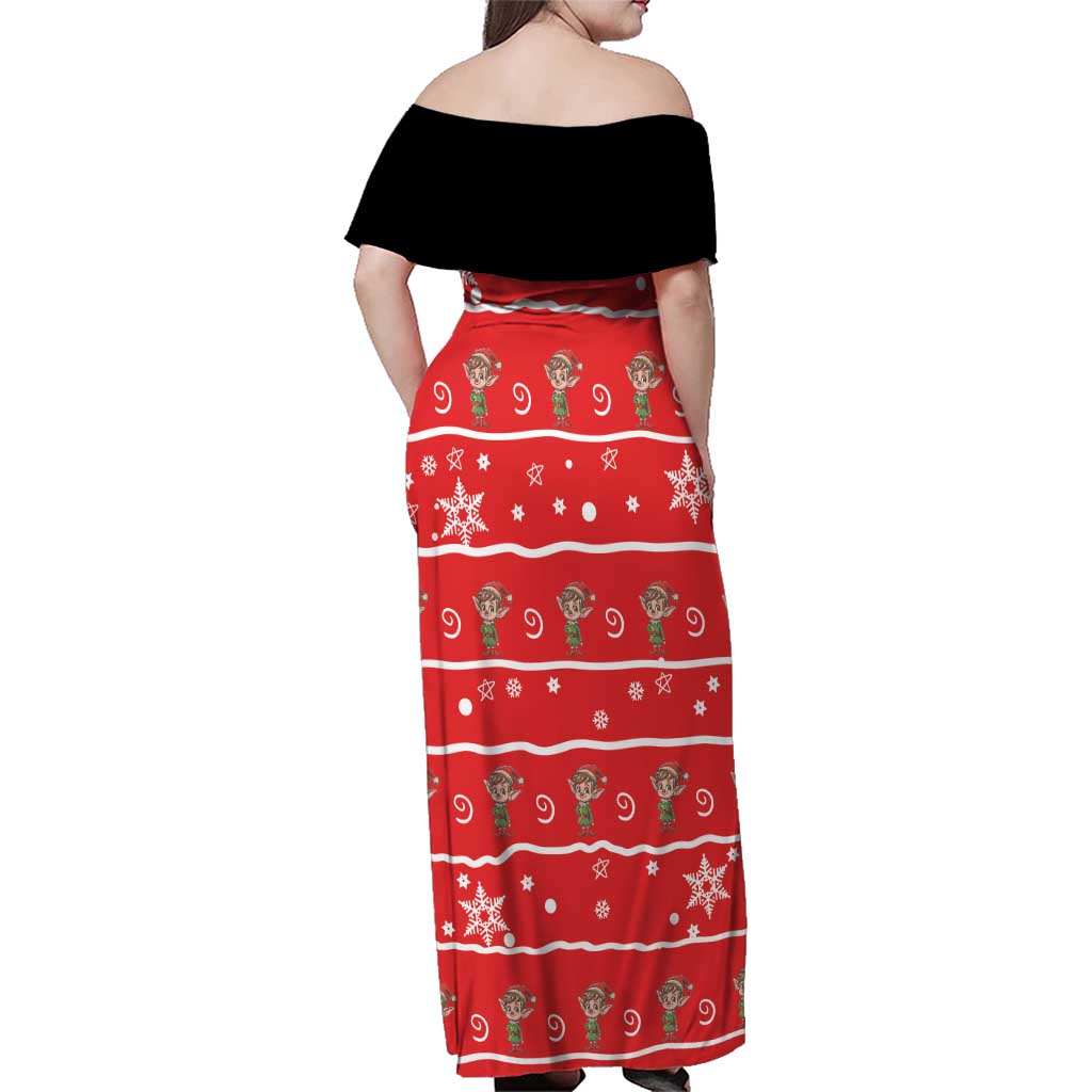 Chillin With My Gnomies Family Matching Off Shoulder Maxi Dress and Hawaiian Shirt Merry Christmas - Wonder Print Shop