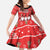 Chillin With My Gnomies Family Matching Short Sleeve Bodycon Dress and Hawaiian Shirt Merry Christmas - Wonder Print Shop