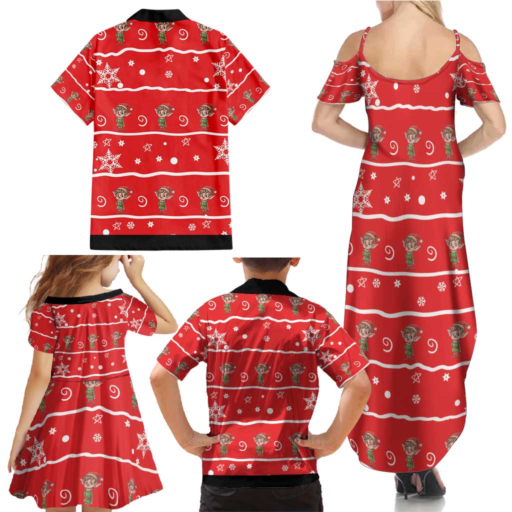 Chillin With My Gnomies Family Matching Summer Maxi Dress and Hawaiian Shirt Merry Christmas - Wonder Print Shop