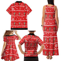 Chillin With My Gnomies Family Matching Tank Maxi Dress and Hawaiian Shirt Merry Christmas - Wonder Print Shop