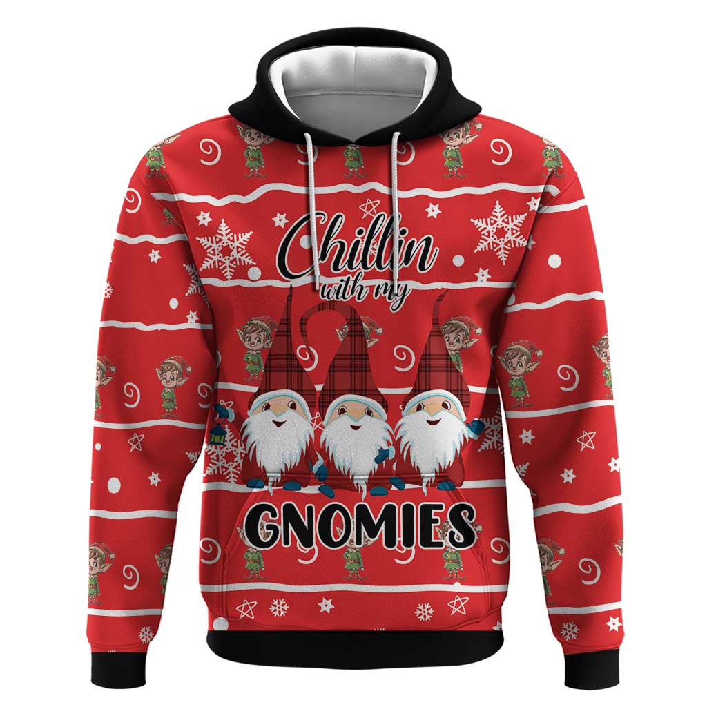 Chillin With My Gnomies Hoodie Merry Christmas - Wonder Print Shop