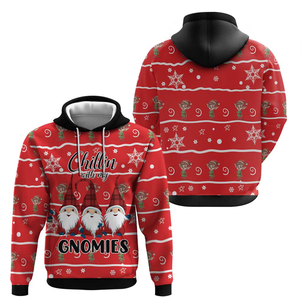 Chillin With My Gnomies Hoodie Merry Christmas - Wonder Print Shop