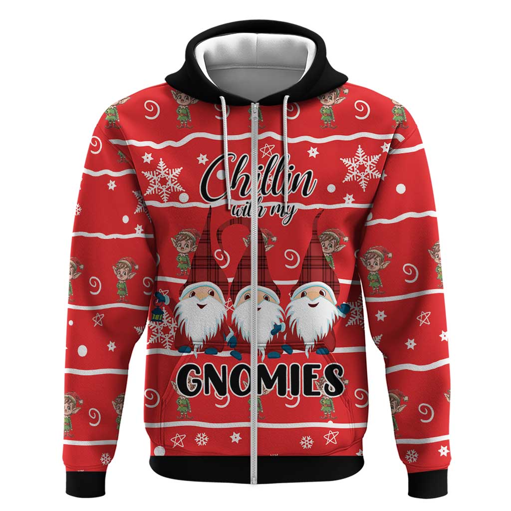 Chillin With My Gnomies Hoodie Merry Christmas - Wonder Print Shop