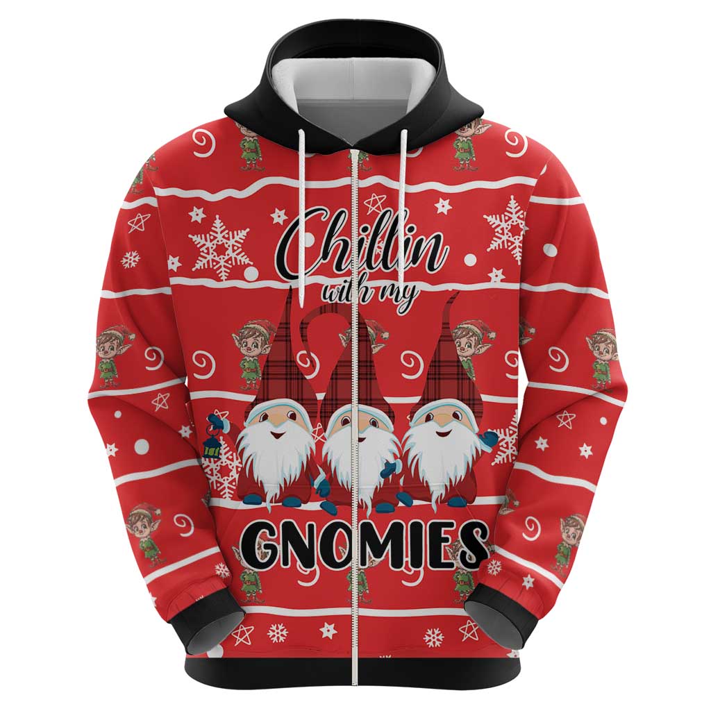 Chillin With My Gnomies Hoodie Merry Christmas - Wonder Print Shop