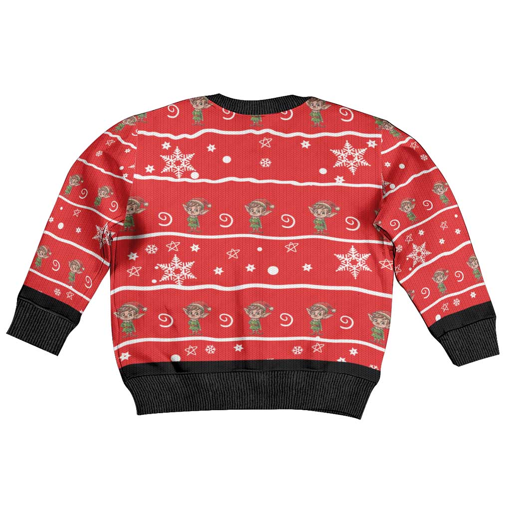 Chillin With My Gnomies Kid Ugly Christmas Sweater Merry Christmas - Wonder Print Shop