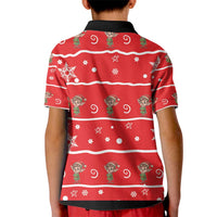 Chillin With My Gnomies Kid Polo Shirt Merry Christmas - Wonder Print Shop