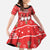 Chillin With My Gnomies Kid Short Sleeve Dress Merry Christmas - Wonder Print Shop
