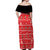 Chillin With My Gnomies Off Shoulder Maxi Dress Merry Christmas - Wonder Print Shop