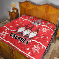 Chillin With My Gnomies Quilt Merry Christmas - Wonder Print Shop