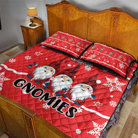 Chillin With My Gnomies Quilt Bed Set Merry Christmas - Wonder Print Shop