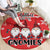 Chillin With My Gnomies Round Carpet Merry Christmas