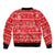 Chillin With My Gnomies Sleeve Zip Bomber Jacket Merry Christmas - Wonder Print Shop